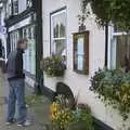 The Boy Phil scopes a menu out, The BSCC Annual Bike Ride, Lenham, Kent - 8th May 2004