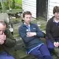 DH lights a fag, The BSCC Annual Bike Ride, Lenham, Kent - 8th May 2004