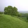 A misty Kent view, half way up the 'Hill of Death', The BSCC Annual Bike Ride, Lenham, Kent - 8th May 2004