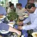 Bill gets some food, Trigenix Mexican and a Fire-Escape Barbeque, Eye, Suffolk - 22nd May 2004