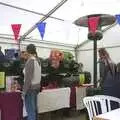 Inside the Greyhound's beer tent, Corfe Castle Camping, Corfe, Dorset - 30th May 2004