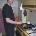 Sean is also frying up, Corfe Castle Camping, Corfe, Dorset - 30th May 2004