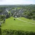 A view of Corfe from the castle, Corfe Castle Camping, Corfe, Dorset - 30th May 2004