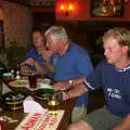 The bike club at the bar, Andrey Leaves Trigenix, More Skelton Festival and a Transit of Venus, Cambridge and Diss - 4th June 2004