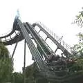 The bottom of the Oblivion rollercoaster, A Trip to Alton Towers, Staffordshire - 19th June 2004