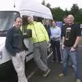 The gang are in another car park, A Trip to Alton Towers, Staffordshire - 19th June 2004