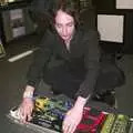 Doug puts his pedal board away, Longview play Revolution Records, Diss, Norfolk - 2nd July 2004
