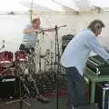 Henry and Rob set up, The BBs do a Wedding Gig and the BSCC go Sheep Rustling, Gislingham and Redgrave, Suffolk - 10th July 2004