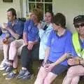 The gang hang around, The BSCC Annual Sponsored Bike Ride, The Cottage, Thorpe St. Andrew, Norwich  - 18th July 2004