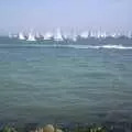 Some racing occurs, Cowes Weekend, Cowes, Isle of Wight - 7th August 2004