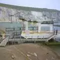 The bottom of the cable car, on the beach, Cowes Weekend, Cowes, Isle of Wight - 7th August 2004