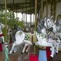 There's a very quiet amusement park on the clifftop, Cowes Weekend, Cowes, Isle of Wight - 7th August 2004