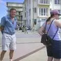 Alan and Claire, A Brome Swan Trip to Calais and the Battery Todt, Cap Gris Nez, France - 11th August 2004