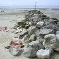 A pile of rocks, A Brome Swan Trip to Calais and the Battery Todt, Cap Gris Nez, France - 11th August 2004