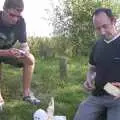 It's time for another ham-and-cheese picnic, A Brome Swan Trip to Calais and the Battery Todt, Cap Gris Nez, France - 11th August 2004