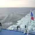 The stern of the ferry, A Brome Swan Trip to Calais and the Battery Todt, Cap Gris Nez, France - 11th August 2004