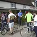 Milling around outside the Ferry Boat Inn, A BSCC Splinter Group Camping Trip, Shottisham, Suffolk - 13th August 2004