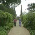 Robbie and Dave in the Italianate gardens, A Trip to Ickworth House, Horringer, Suffolk - 22nd August 2004