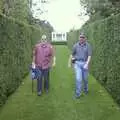 Walking through the hedges, A Trip to Ickworth House, Horringer, Suffolk - 22nd August 2004