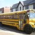 A yellow school bus, A Trip to Libertyville, Illinois, USA - 31st August 2004