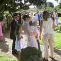 View from under a tree, Claire and Paul's Wedding and The BBs, Thrandeston and Brome, Suffolk - 4th September 2004