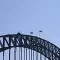 Walkers on the bridge, Sydney, New South Wales, Australia - 10th October 2004