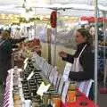 A woman sells preserves, A French Market, Blues and Curry, Diss, Scole and Brome - 17th October 2004