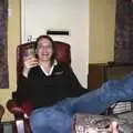 Jen's got her feet up, A French Market, Blues and Curry, Diss, Scole and Brome - 17th October 2004