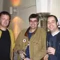 Nosher with Dan 'Parrot' and Russell, The Norfolk and Norwich Beer Festival, St. Andrew's Hall, Norwich - 27th October 2004