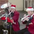 Twiglet Carl plays cornet, Saturday Moos and a Wander Round the Cowshed, Thrandeston, Suffolk - 11th December 2004