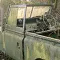 The old Land Rover, reclaimed by nature, Saturday Moos and a Wander Round the Cowshed, Thrandeston, Suffolk - 11th December 2004