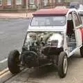 There's a 2CV outside Le Garagiste in Ipswich, Saturday Moos and a Wander Round the Cowshed, Thrandeston, Suffolk - 11th December 2004