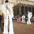 A couple of angels, Christmas Shopping and a Carol Service, Norwich and Thrandeston - 19th December 2004