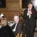 Tim Simpson does a speech, Qualcomm Cambridge's Christmas Do, King's College, Cambridge - 22nd December 2004