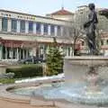 A fountain near the Plaza Time Building, A Visit to Sprint, Overland Park, Kansas City, Missouri, US - 16th January 2005