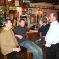 In the bar, A Swan Car Crash and the End of Trigenix, Brome and Cambridge - 31st January 2005