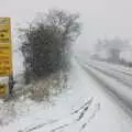 The A140, Wendy Leaves "The Lab" and a Snow Day, Cambridge and Brome - 25th February 2005