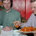 Tim spoons out some sweet and sour, A Walk Around Lymington, and Luke Leaves Qualcomm Cambridge - 13th March 2005