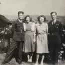James, his wife, Margaret and Joseph around 1947, Nosher's Family History - 1880-1955
