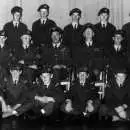 2nd from right, middle row, Grandad's RAF Days - Miscellaneous Dates