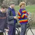 Ninja M, Gov and Wavy, The BSCC Easter Bike Ride, Framlingham, Suffolk - 26th March 2005