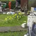 Daffodils bloom amongst the detritus of a life, An Elegy for a Shed, Hopton, Suffolk - 28th March 2005