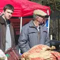 The Potato People on the market, Norwich Market, the BSCC at Occold, and Diss Publishing - 10th April 2005