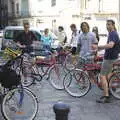 We assemble outside the Fat Tyre shop, A Trip to Barcelona, Catalunya, Spain - 29th April 2005