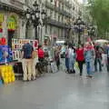 Art sales on Las Ramblas, Montjuïc and Sant Feliu de Guíxols, Barcelona, Catalunya - 30th April 2005