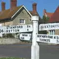 Six miles from Oakham, our previous venue, The BSCC Weekend Trip to Rutland Water, Empingham, Rutland - 14th May 2005