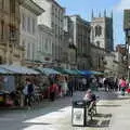 Looking towards the church, A Postcard From Stamford, Lincolnshire - 15th May 2005