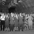 The crowd applaud the band, A 1940s VE Dance At Debach Airfield, Debach, Suffolk - 11th June 2005