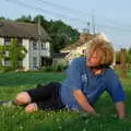 Wavy in the evening sun at the Huntingfield Arms, The BSCC Charity Bike Ride, Walberswick, Suffolk - 9th July 2005