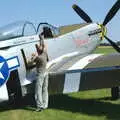 DH sneaks a few photos of the cockpit, A Day With Janie the P-51D Mustang, Hardwick Airfield, Norfolk - 17th July 2005